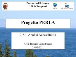 Progetto Perla - Provincia di Livorno