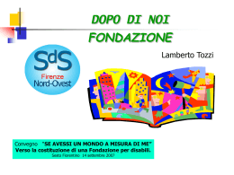 La Fondazione - SDS Zona Fiorentina Nord