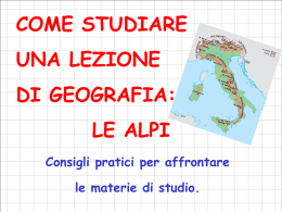 3&deg; incontro COME STUDIARE UNA LEZIONE DI