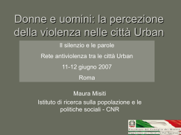 Il silenzio e le parole