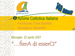 Azione Cattolica Italiana Arcidiocesi Trani Barletta Bisceglie e