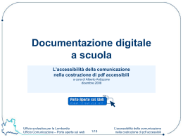 L`accessibilit&agrave; della comunicazione nella