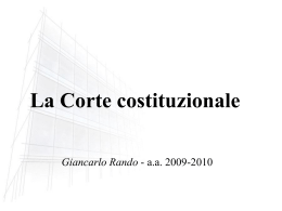 Corte Costituzionale