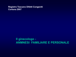 Strigini - Registro Toscano Difetti Congeniti