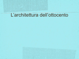 L`architettura dell`800