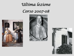 Ultima lezione Corso 2007-08