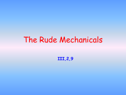 05 Midsummer * The Rude Mechanicals