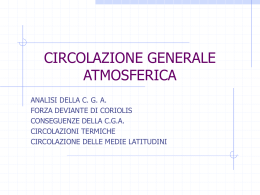 meteorologia cap10 - Circ generale