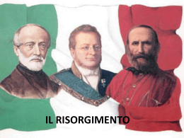 IL RISORGIMENTO