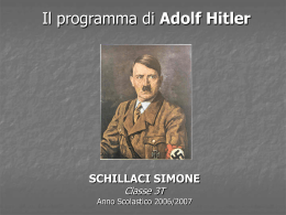 Il programma di Adolf Hitler