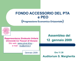 visualizza le slide - Università Ca` Foscari di Venezia