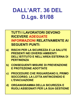 Informazione ex art 36 (personale ATA)