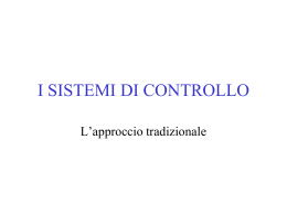 i sistemi di controllo