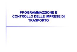 IL CONTROLLO DI GESTIONE