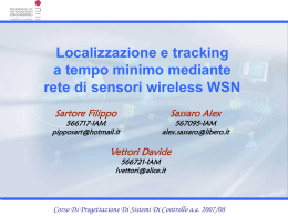 Corso Di Progettazione Di Sistemi Di Controllo aa
