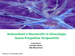 Antiossidanti e neurotrofici in ginecologia: nuove