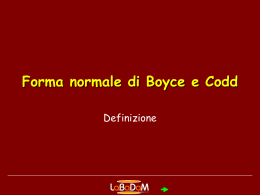 Normalizzazione - Quelli di Informatica