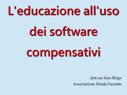 L`educazione all`uso dei software