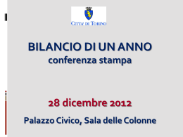 Slides - Citt&agrave; di Torino