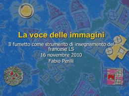 La voce delle immagini - Centro Linguistico di Ateneo