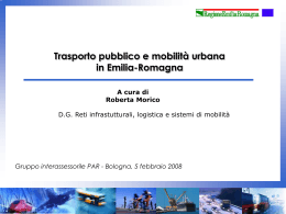 Mobilit&agrave; - Regione Emilia