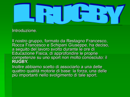 Il Rugby - Prof. Renato Atzeni