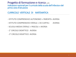 Presentazione_progetto1_di_sperimentazione CURRICOLO