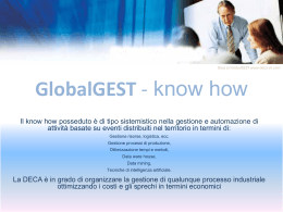 Scarica know how - Benvenuto nel portale GlobalGest.net
