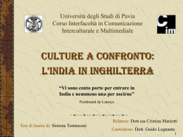 TOMASSONI - Cim - Universit&agrave; degli studi di Pavia