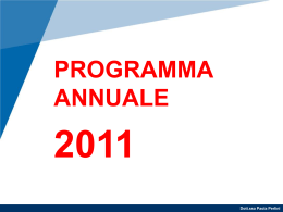 programma annuale 2011