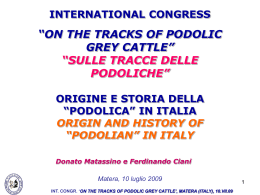 &ldquo;Podolica&rdquo; in Italia Origin and history of &ldquo;Podolian&rdquo;