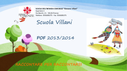 Scuola Villani POF 2013/2014 - Portale educazione