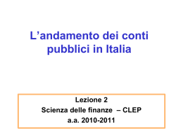 Lezione 2 L`an.. - Universit&agrave; di Bologna