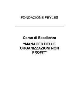 TECNICA AMMINISTRATIVA Rendiconto Enti non profit