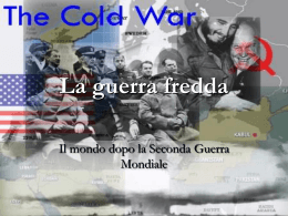 La guerra fredda presentazione