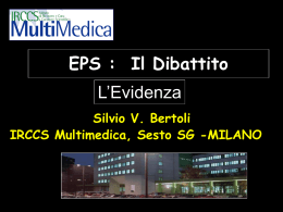 L`evidenza Silvio BERTOLI