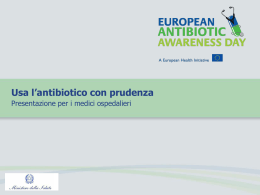 Antibiotico resistenza - Ministero della Salute