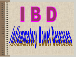 Malattie Infiammatorie Intestinali (IBD)