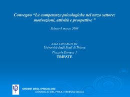 Gli aspetti formativi/professionali dei partecipanti alla ricerca e le