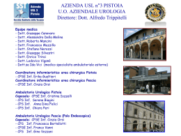 Dia Pistoia 6.10.2012 - Azienda USL 3 Pistoia