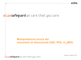 Monomeri di diisocianati - ALIPA, the European Aliphatic