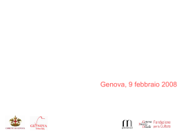 Presentazione della Fondazione - Partito Democratico Genova &bull; Home