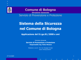 Struttura Sicurezza Rev 27.10.09 - Bologna