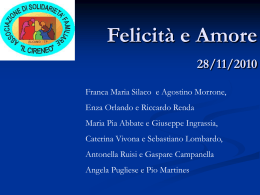 LA FELICITA`