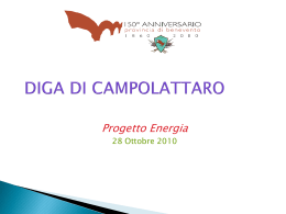 DIGA DI CAMPOLATTARO - Provincia di Benevento