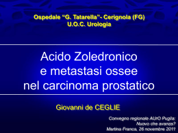 ZOMETA - SC di Urologia