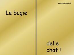 le bugie delle chat