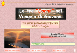 Le tre &ldquo;Donna&rdquo; nel Vangelo di Giovanni