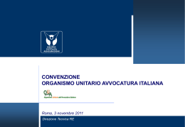 OUA PRESENTAZIONE CONTENUTI E TARIFFA ORDINE VR