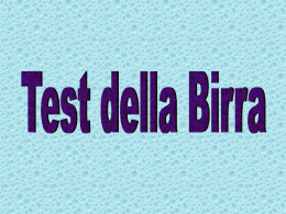 test della birra